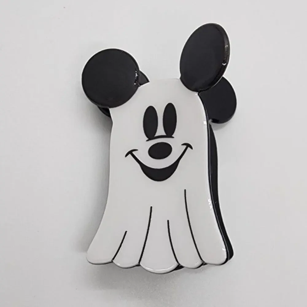 Mickey Mouse Ghost Hair Claw Clip Spooky Fun Halloween Disney New